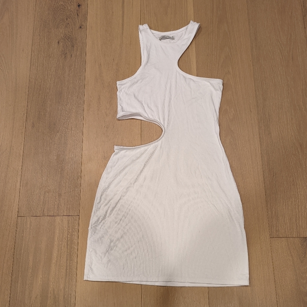 White Cutout Bodycon Dress